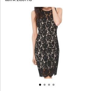 White House Black Market Black Lace Dress